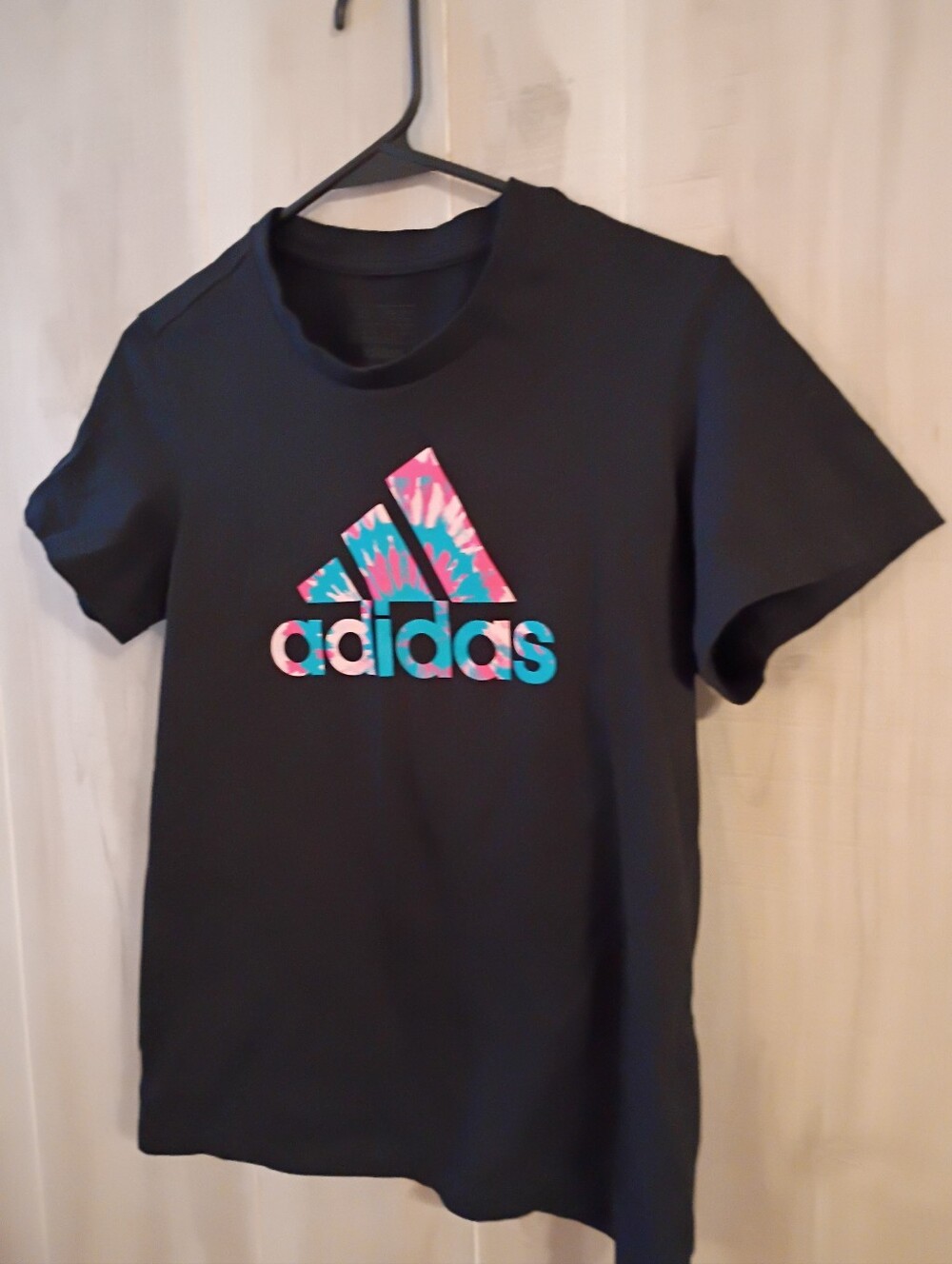 Women's Adidas Tie Dye Logo Graphic Tee
